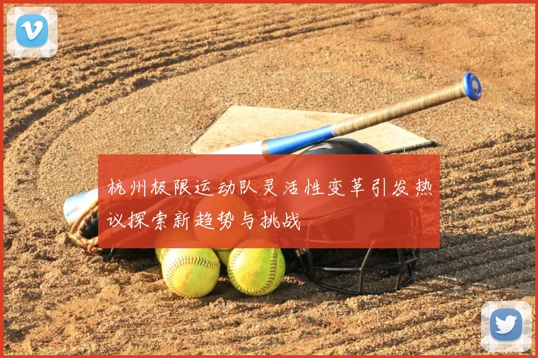 杭州极限运动队灵活性变革引发热议探索新趋势与挑战